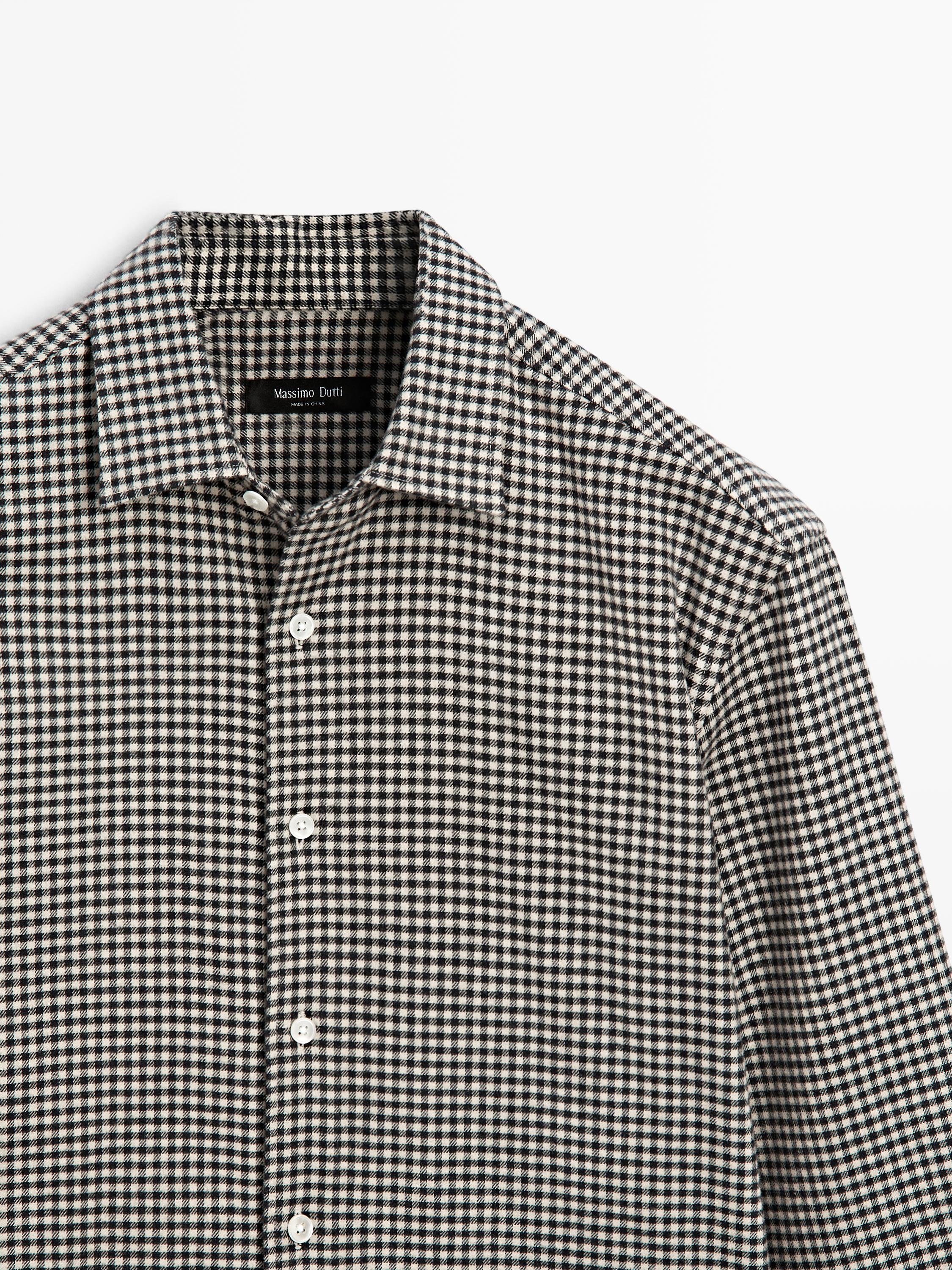 100% cotton check shirt